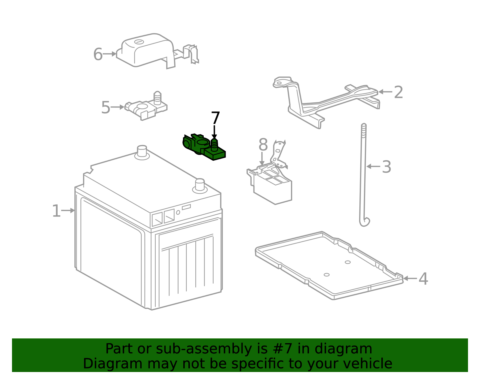 90982-06070 - Battery Cable Terminal End 2006-2025 Toyota | Longo