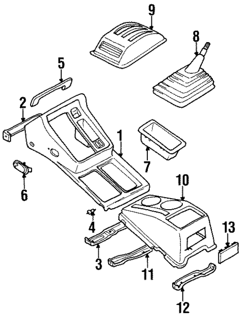 Console for 1997 Suzuki X-90 #0