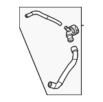5WA122157AC - Cooling System: Hose Assembly for Volkswagen Image