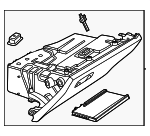 20668071008T92 - Body: Glove Box Assembly for Mercedes-Benz: C 300, C 43 AMG&amp;reg;, C 63 AMG&amp;reg; S E Performance Image image