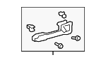 6920102120 - Body: Handle Base for Toyota Image