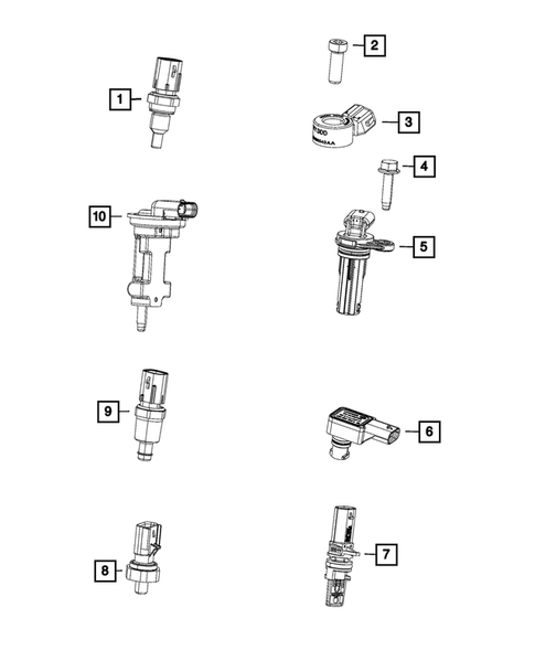 Sensors for 2020 Dodge Grand Caravan #1