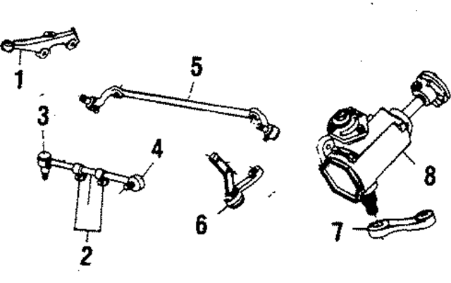3492134 - Steering: Steering Center Link for Mopar Image