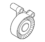 31460386 - Cooling System: Idler Pulley for Volvo: S60, S90, V60, V60 Cross Country, V90, V90 Cross Country, XC60, XC90 Image