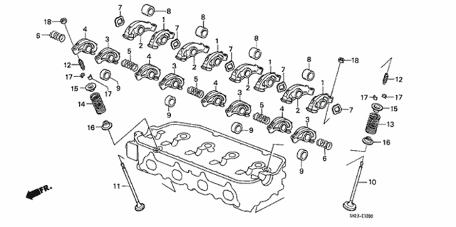 Valve - Rocker Arm for 1991 Honda CRX #0
