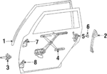 6814232050 - Body: Run Channel for Toyota: Camry Image