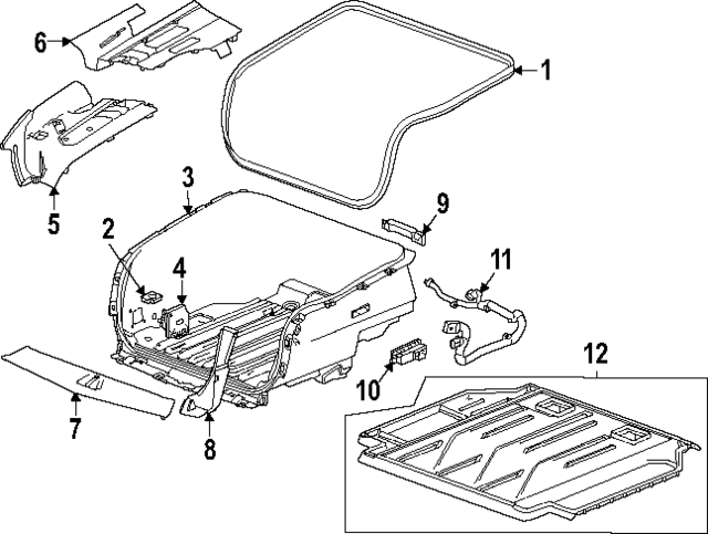 85620640 - : Part# 85620640 F Harness for Chevrolet: Silverado EV | GMC: Sierra EV Image