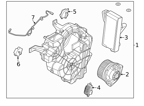 Rear Heater for 2024 Nissan Pathfinder #0