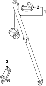 85687329 - : Outer Belt Assembly for Cadillac: ESCALADE IQ Image