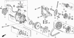 38886P07004 - Body/Air Conditioning: BOLT, FLANGE (6X12) for Honda Image