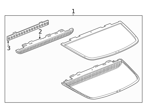 High Mounted Stop Lamp for 2011 Chevrolet Caprice #0