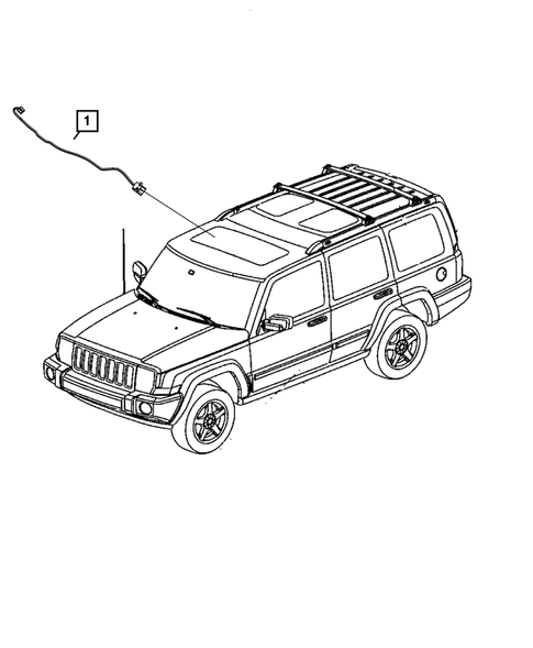 Wiring-Body and Accessories for 2010 Jeep Commander #5