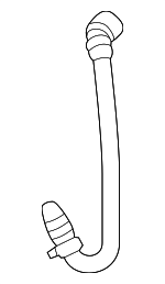 17128602615 - : Upper Hose for BMW: 530i, 530i xDrive, 540i Image