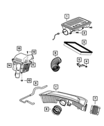 53013517AE - Fuel: Air Cleaner Resonator for Mopar Image