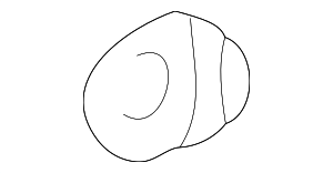 8D1955746 - Body: Wiper Frame Spacer for Audi Image