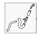 5Q0122073AB - Cooling System: Heater Hose for Volkswagen Image