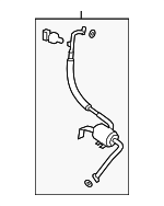 97762K4010 - HVAC: Discharge Hose for Hyundai: Kona Electric Image