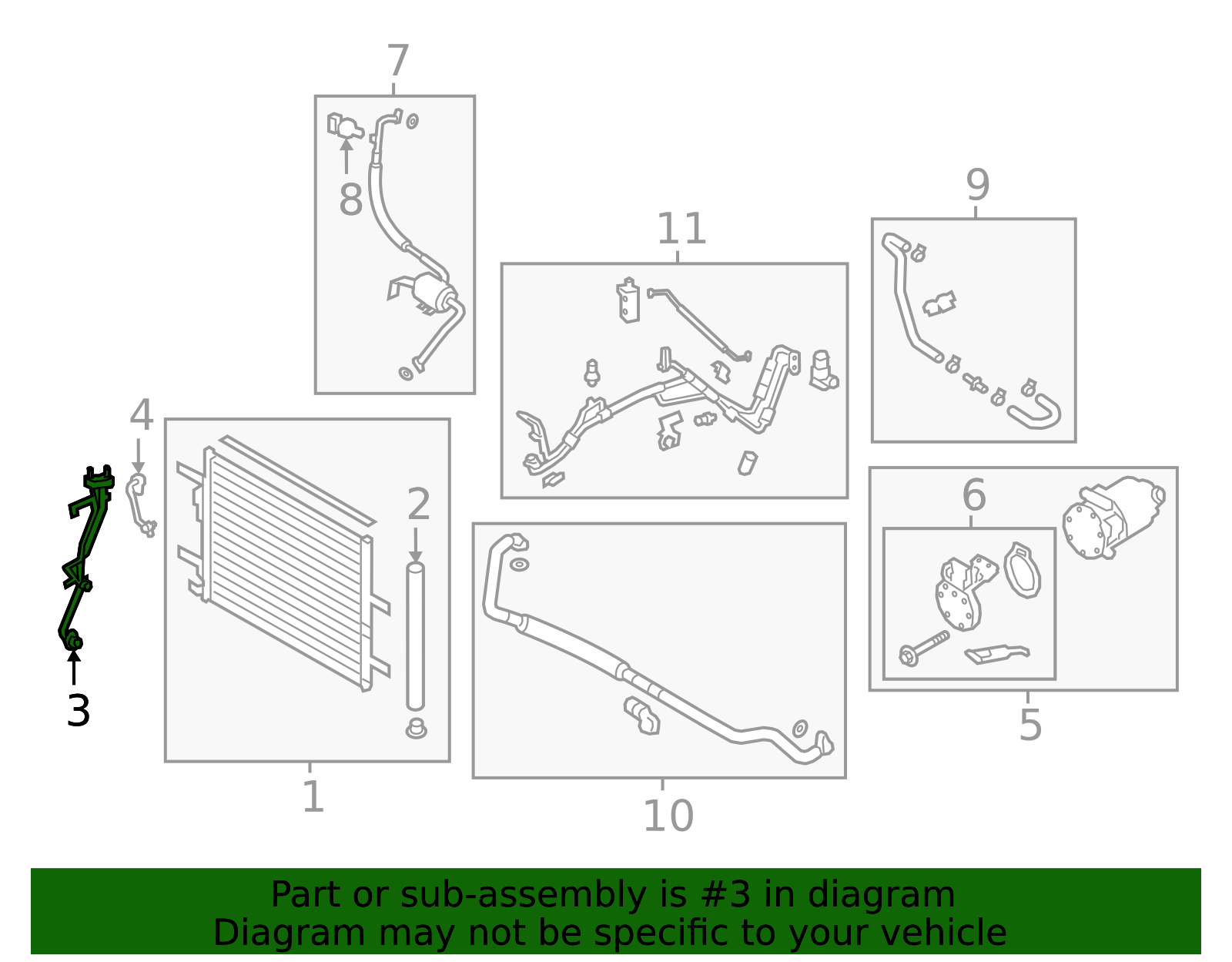 97761-K4100 - Liquid Line 2019-2023 Hyundai Kona Electric | Hyundai ...