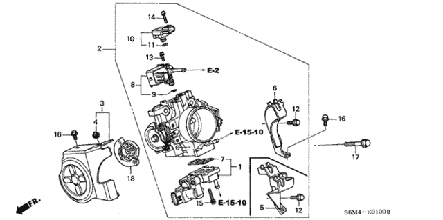 Throttle Body for 2002 Acura RSX #0