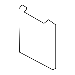 LR132204 - Body: Outer Cover for Land Rover: Defender 110, Defender 130, Defender 90 Image