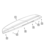 6107172AA - Exterior Ornamentation: Hex Flange Nut for Mopar Image