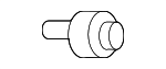 9124122 - Body: Window Trim Clip for Volvo Image
