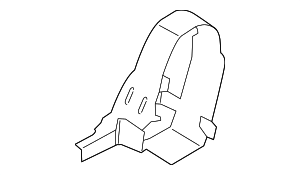 BK3Z9961694AB - Body: Seat Trim Panel for Ford Image