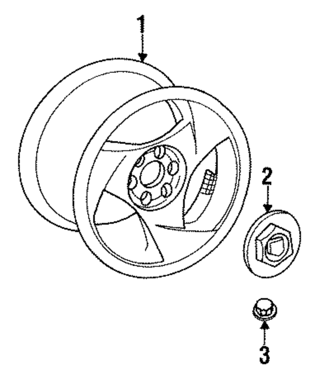 152349 - Suspension: Wheel Nut for Mopar Image