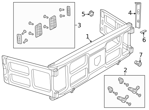 Exterior Trim - Pick UP Box for 2025 Ram 2500 #4