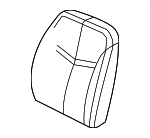 68005359AA - Body: Seat Back Pad for Dodge: Avenger Image