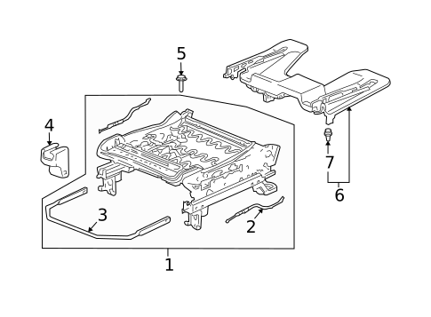 Tracks & Components for 2003 Honda Element #0