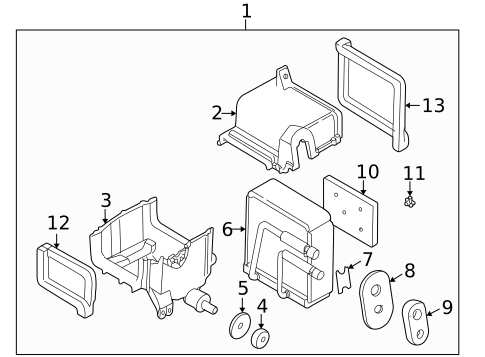 A/C Condenser & Evaporator for 1999 Mazda 626 #0