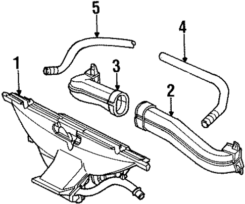 Ducts for 1992 Ford Crown Victoria #0