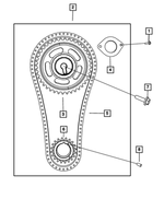 6101062 - 3.8L Gas; Engine: Hex Head Bolt, Mounting for Mopar Image
