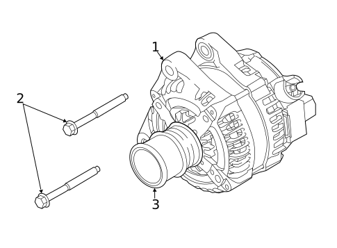 Alternator for 2016 Ford Focus #0