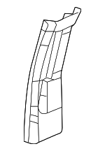 25853925 - Body: Upper Center Pillar Trim for Chevrolet: Express 1500, Express 2500, Express 3500 | GMC: Savana 1500, Savana 2500, Savana 3500 Image