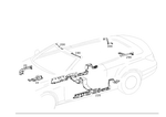 2075461880 - Electrical System: Cable Duct for Mercedes-Benz: E550 Image