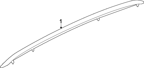 Exterior Trim - Roof for 2025 Audi Q6 e-tron #0