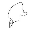 172904BA0A - : Pipe Shield for Nissan: Qashqai, Rogue, Rogue Sport Image