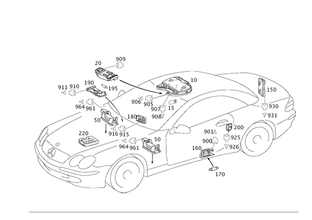 25409581 - Electrical Equipment and Instruments: Socket-Outlet for Mercedes-Benz: 180C, B Electric Drive, B250e, C230, C240, C250, C280, C300, C32 AMG, C320, C350, C55 AMG, C63 AMG, CLA250, CLK63 AMG, CLS400, CLS500, CLS55 AMG, CLS550, CLS63 AMG, CLS63 AMG S, E250, E320, E350, E400, E500, E55 AMG, E550, E63 AMG, E63 AMG S, GLA250, GLK250, GLK350, SL400, SL450, SL500, SL55 AMG, SL550, SL600, SL63 AMG, SL65 AMG, SLC300, SLC43 AMG, SLK250, SLK300, SLK350, SLK55 AMG, SLR McLaren, SLS AMG Image image