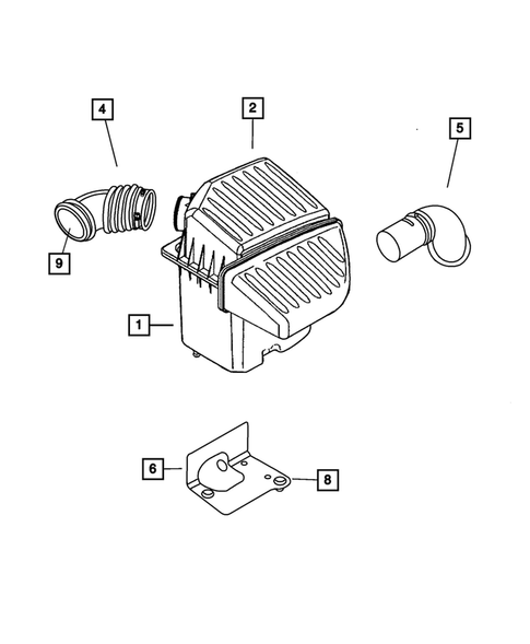 Air Cleaner for 2001 Chrysler PT Cruiser #0