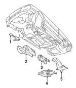 8A0804161 - : Heat Shield for Audi: Cabriolet Image