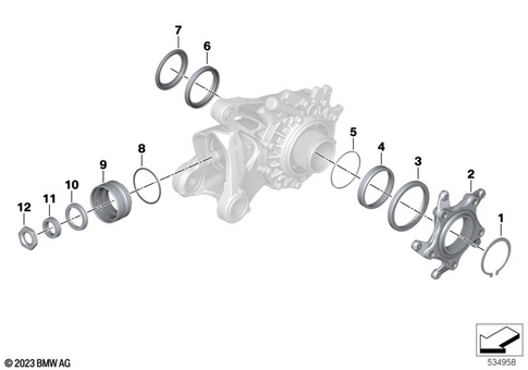 Rear Angular Gearbox for 2025 BMW-Motorrad R 12 #1
