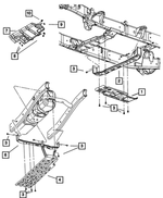 68292404AA - Frame, Bumper and Fascia: Hex Head Bolt And Washer for Dodge: Ram 1500, Ram 2500, Ram 3500 | Ram: 2500 Image