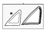 CP9Z5429711A - : Quarter Glass for Ford Image