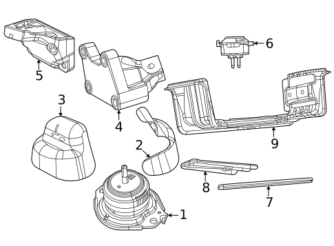 Floor & Rails for 2025 Dodge Durango #1