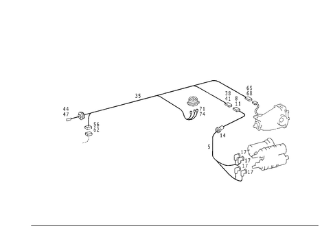 Fuel Pump Cable for 1989 Mercedes-Benz 300CE #0