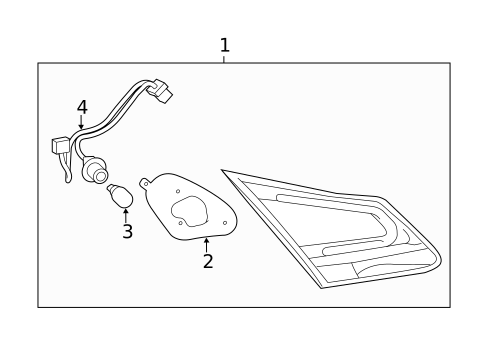 Backup Lamps for 2011 Toyota Avalon #0