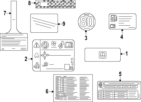 Labels for 2022 Chevrolet Silverado 1500 LTD #4