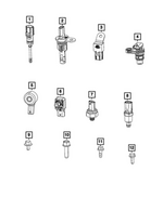 6502993 - Electrical: Hex Flange Head Bolt for Mopar Image